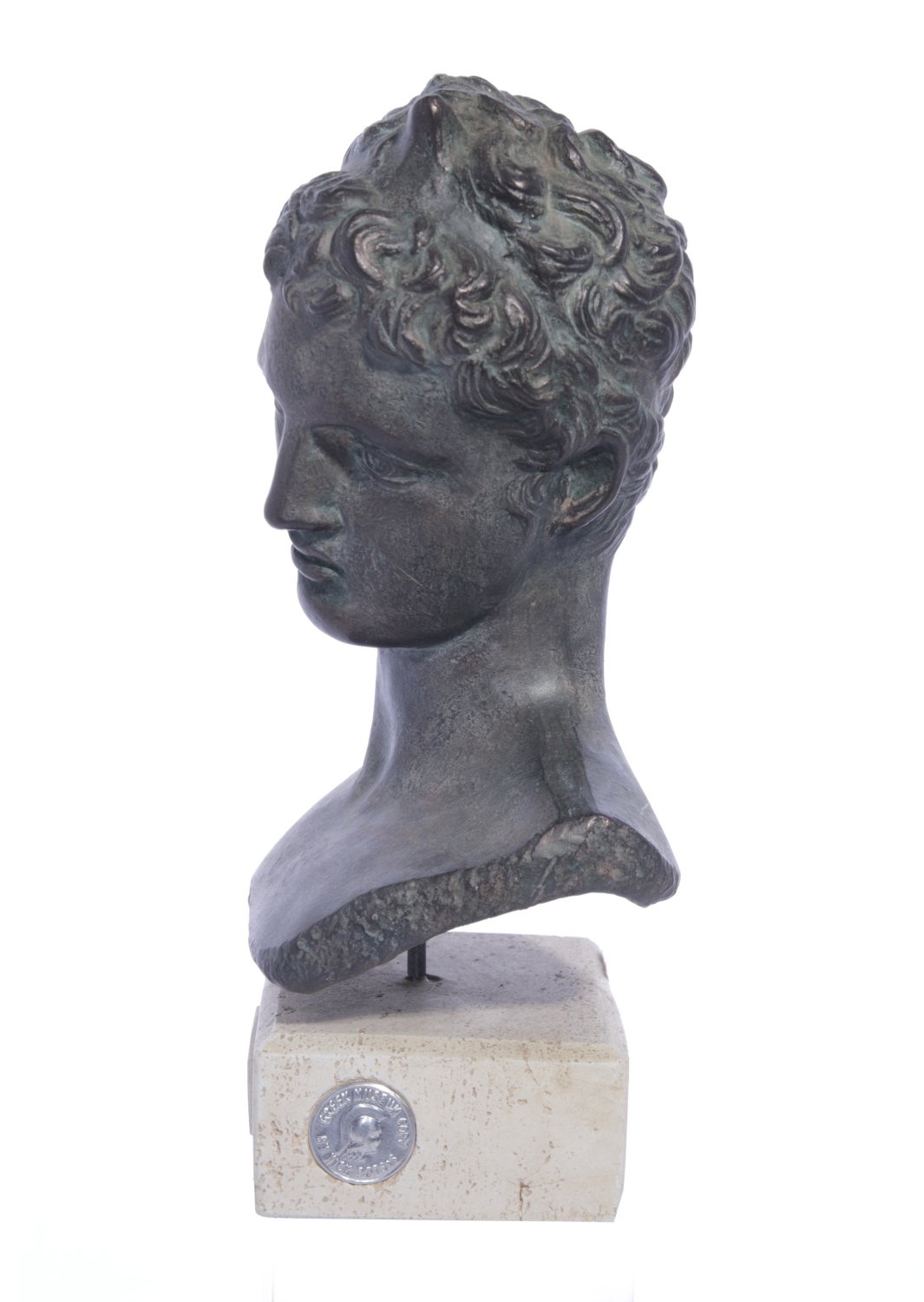 Marathon Efivos (Ephebe) or Marathon boy greek plaster bust statue 